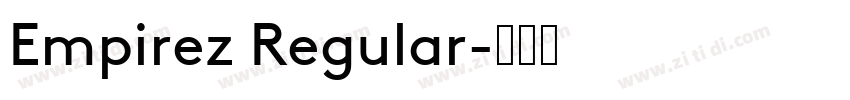 Empirez Regular字体转换